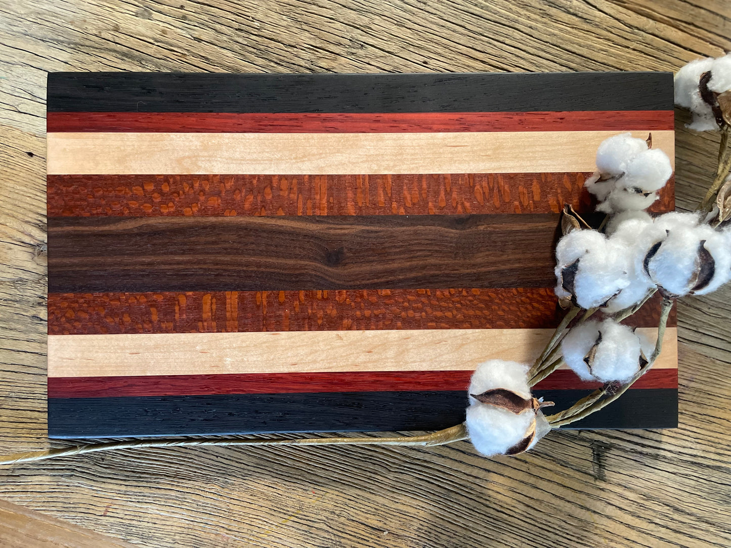 24M019 - Mixed Padauk, Wenge, Maple, Walnut & Leopard