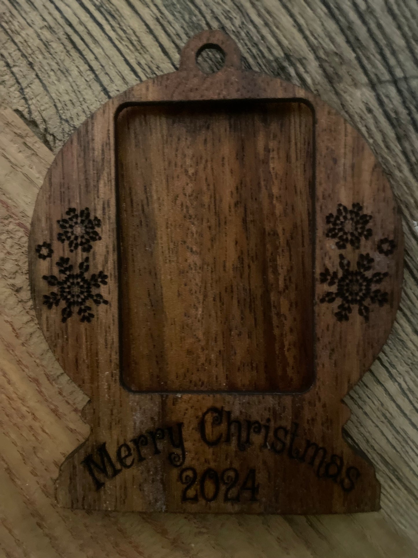 Snow Globe Picture Ornament 2024