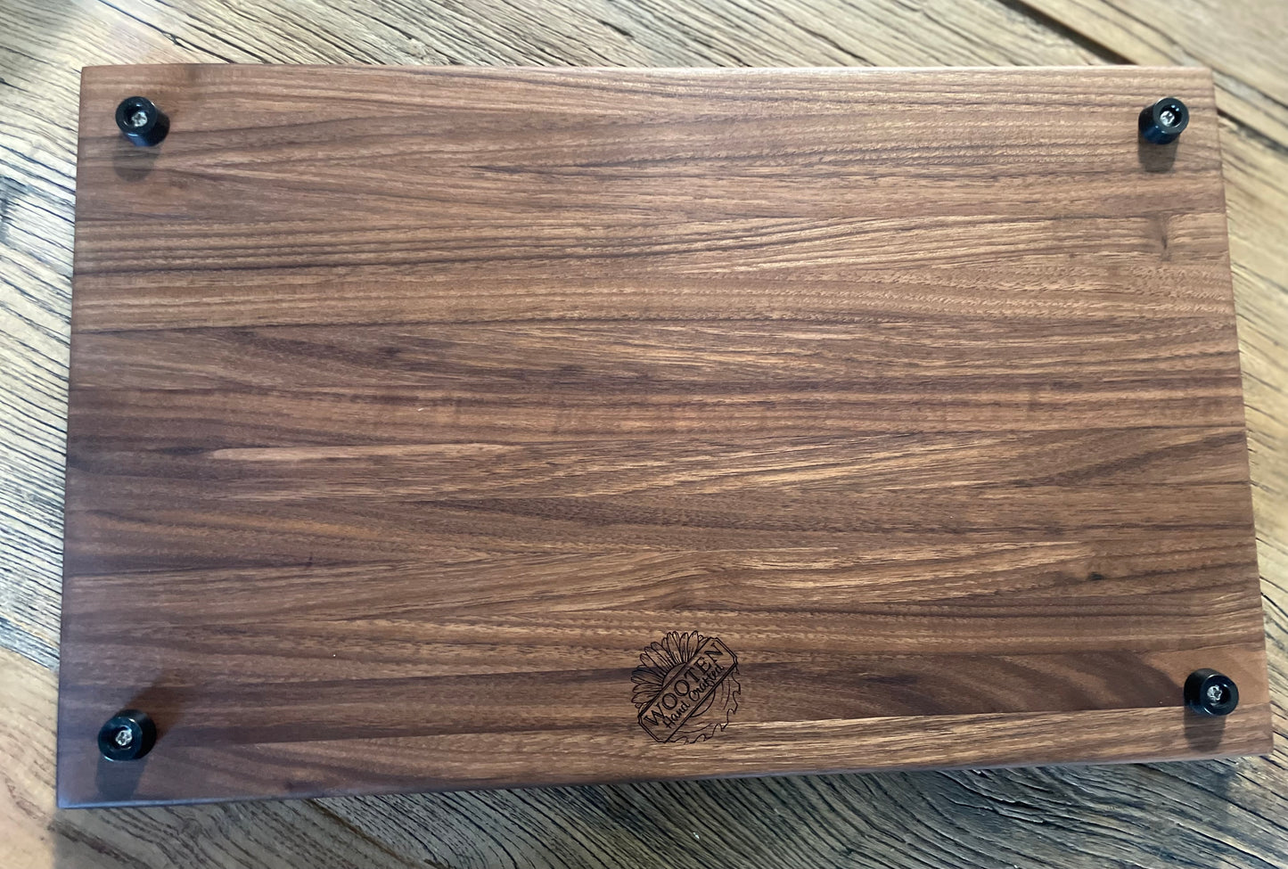 25M005 - Joined Walnut Board with Juice Groove & Board Feet