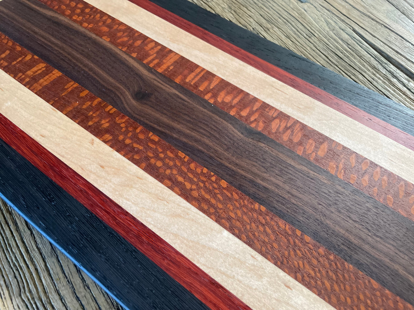 24M019 - Mixed Padauk, Wenge, Maple, Walnut & Leopard