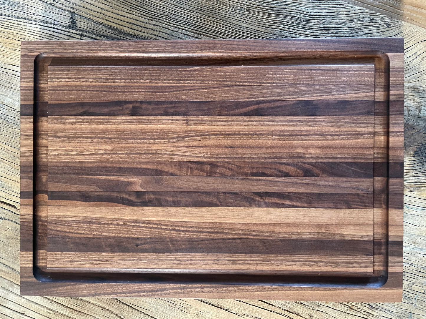 24M013 - XL Joined Walnut Board with Juice Groove & Board Feet