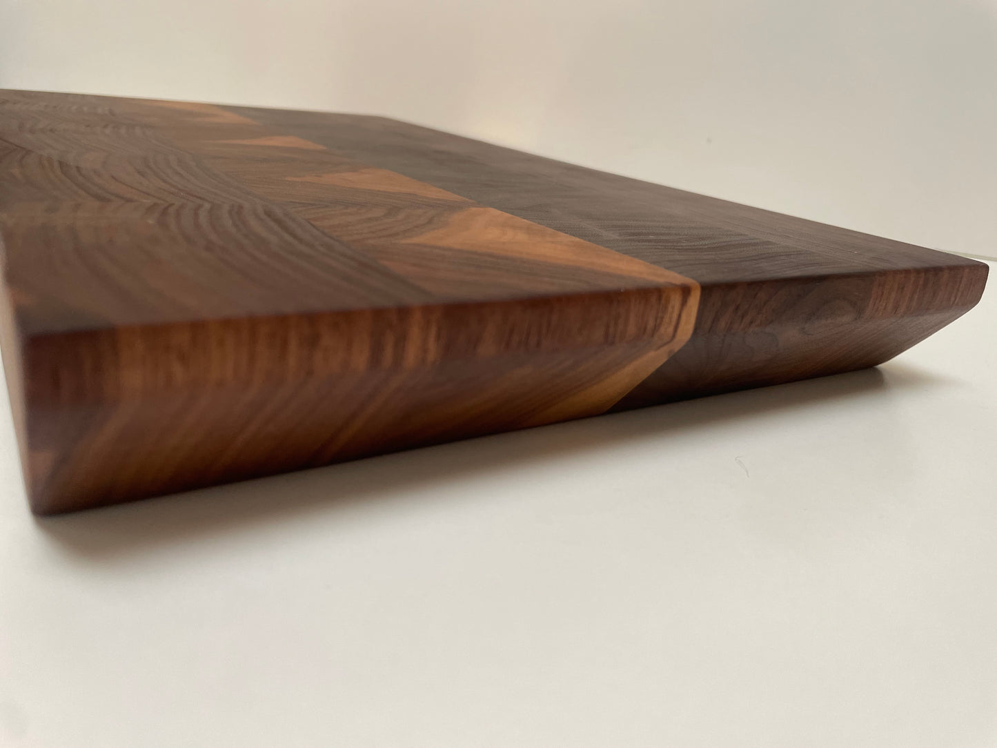 24E002 - End Grain Joined Walnut w/Champered "Handles"