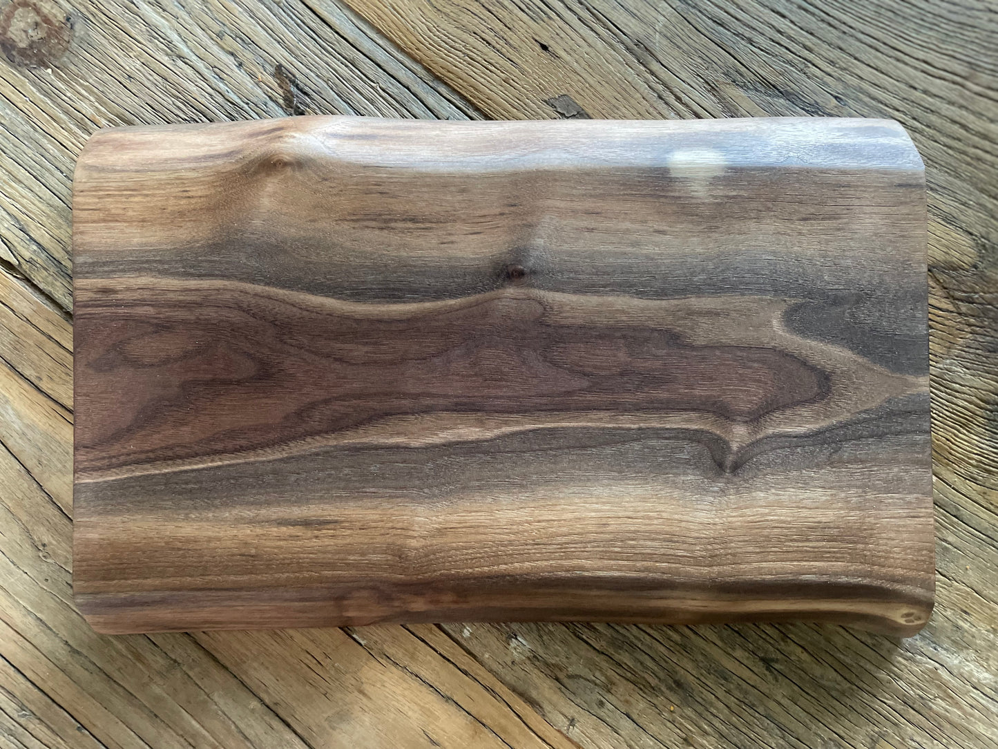 24L015 - Dual Live Edge Black Walnut Board