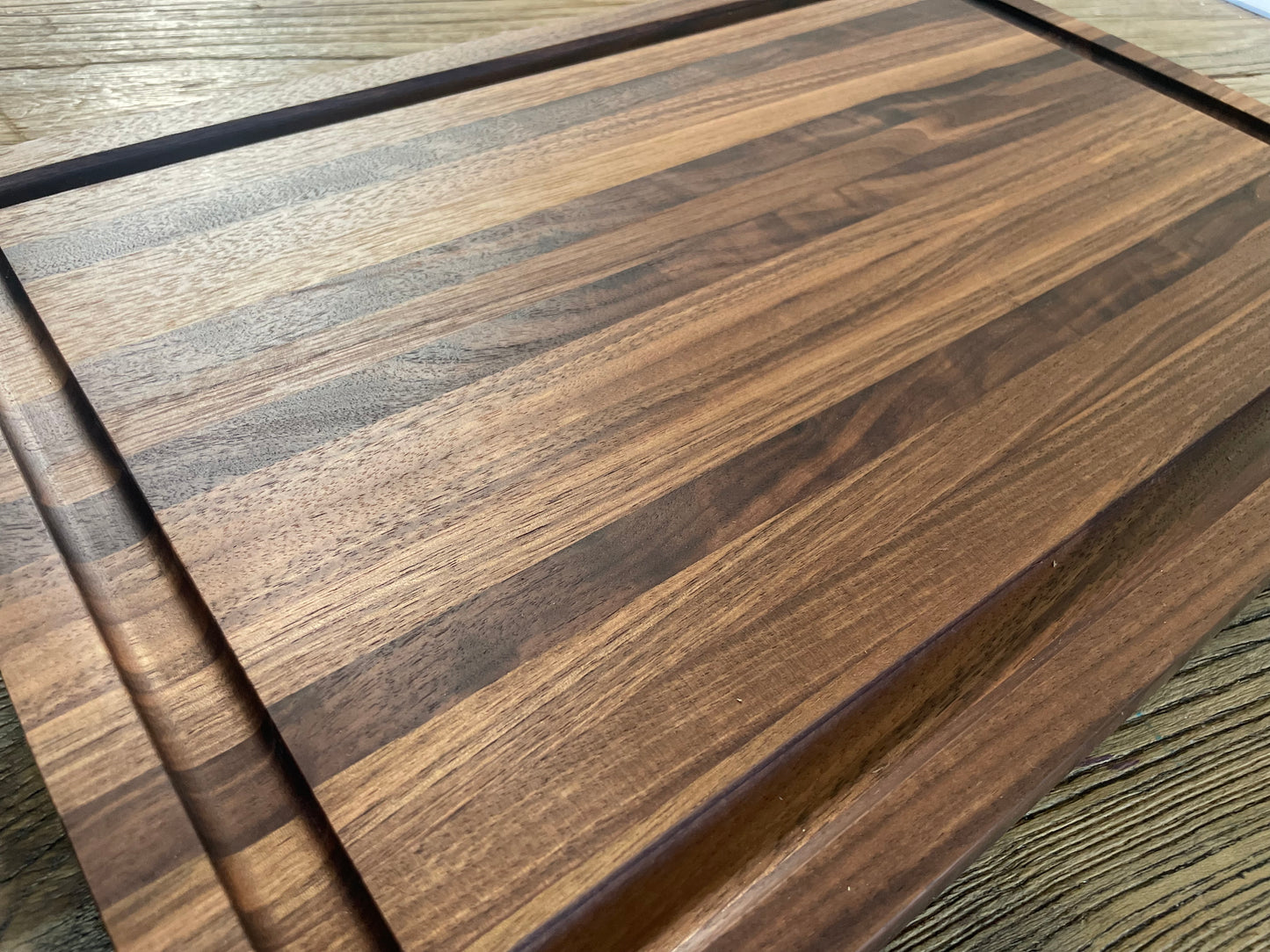 24M013 - XL Joined Walnut Board with Juice Groove & Board Feet