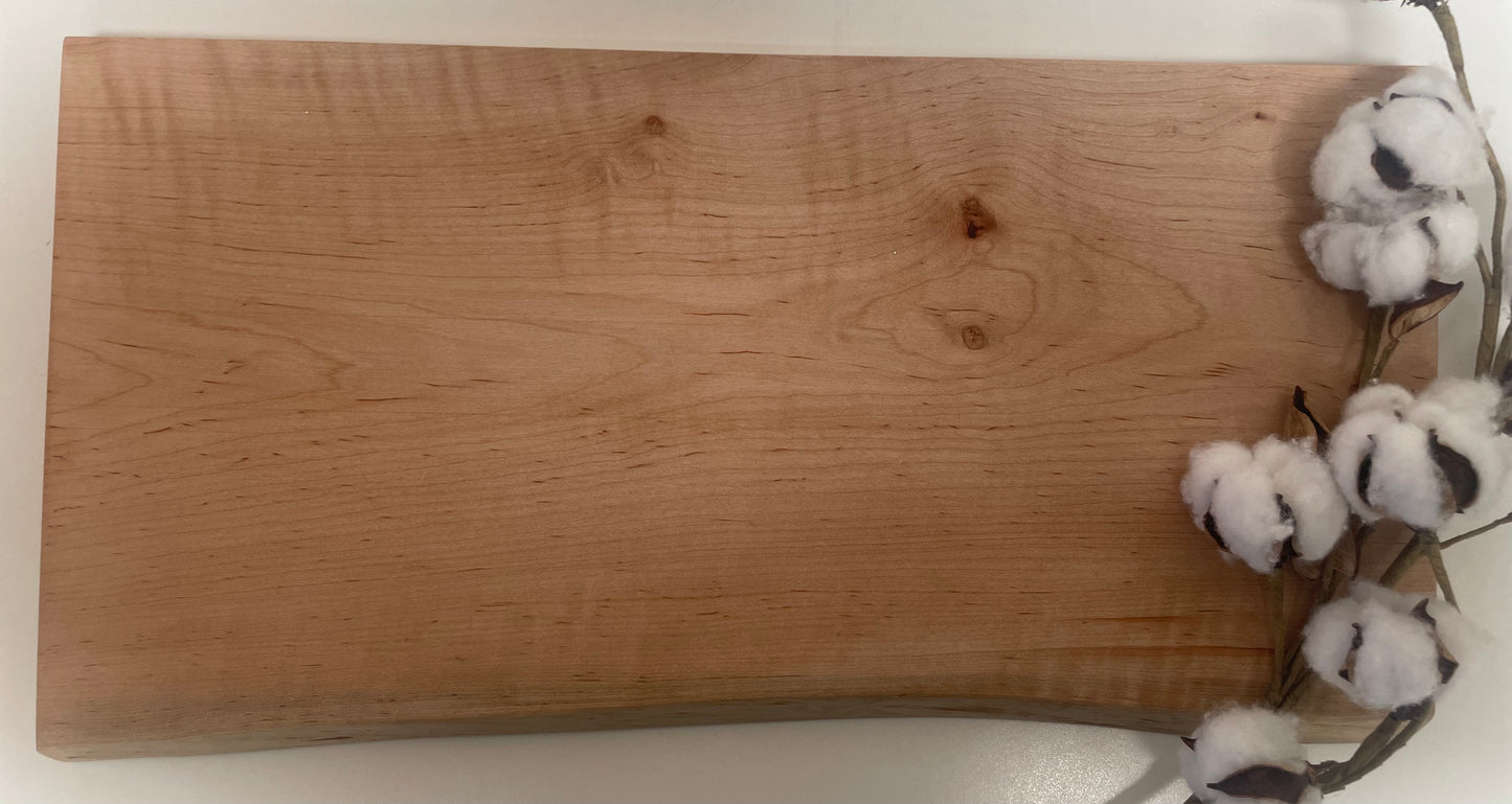 23LS01 - Live Edge Maple Long Board