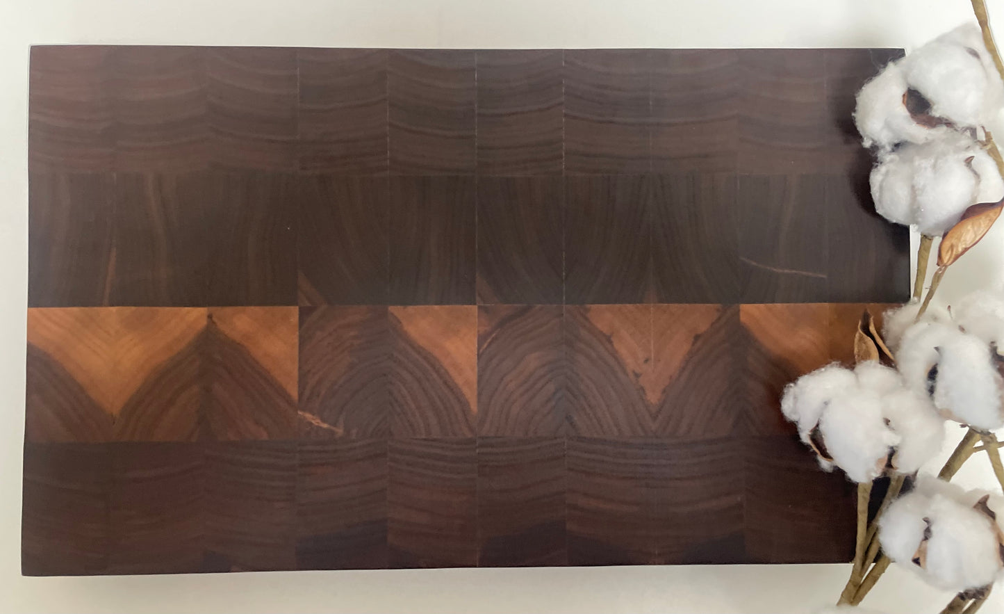 24E002 - End Grain Joined Walnut w/Champered "Handles"