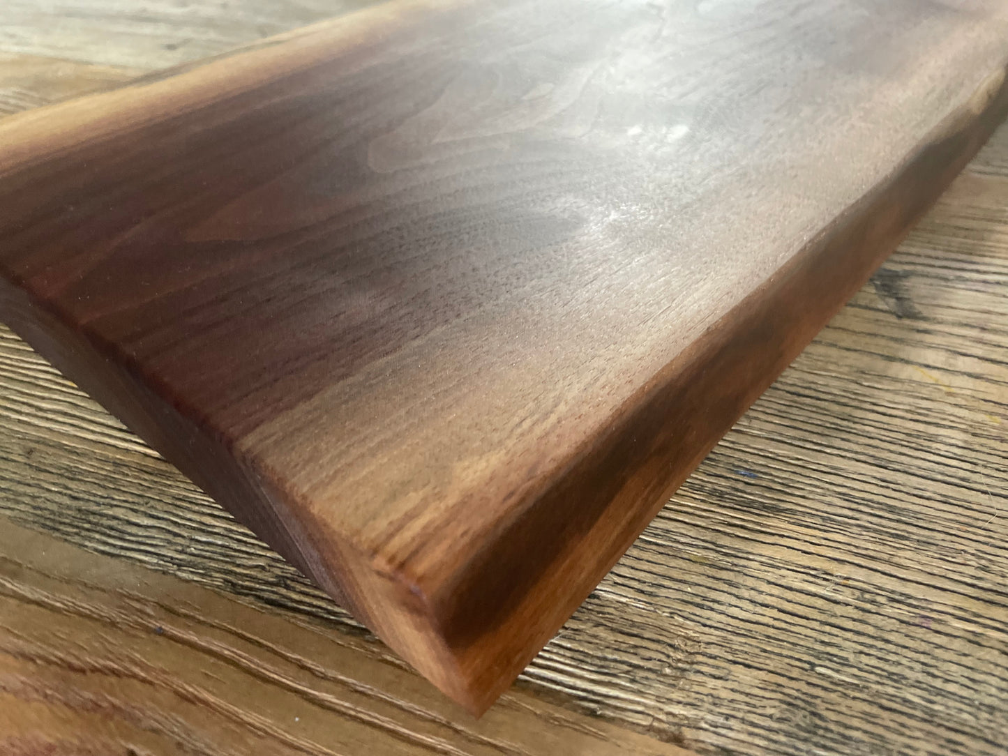 24L027 - Dual Live Edge Black Walnut Board