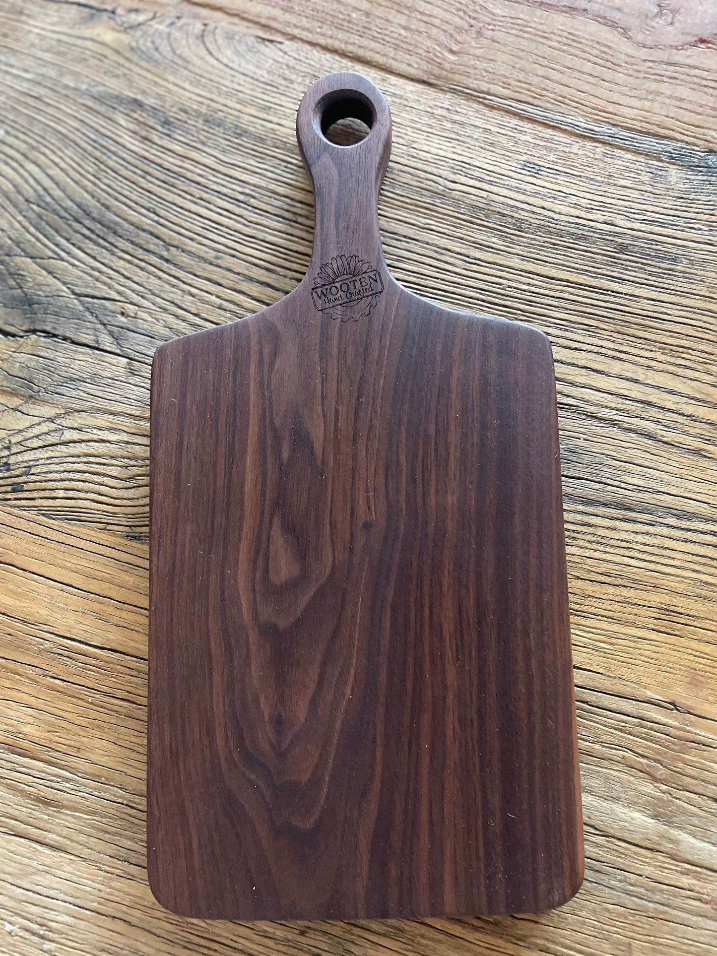 24H111 - Small Solid Walnut Handle Board