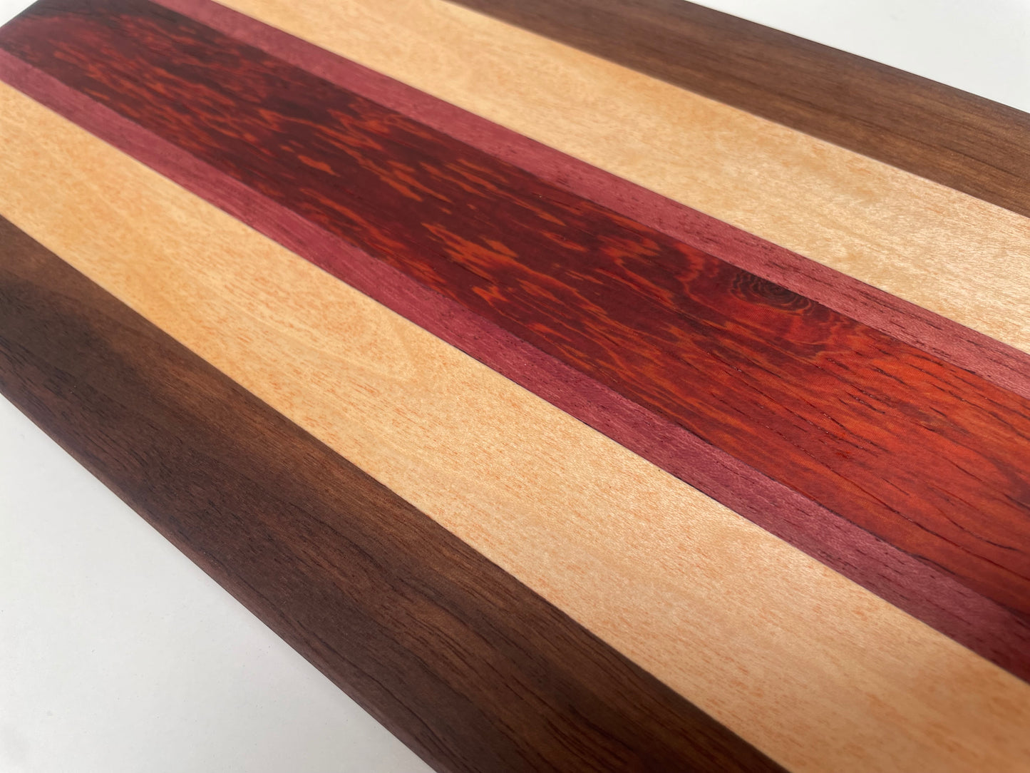 24M005 - Mixed Walnut, Maple, Purpleheart, Padauk