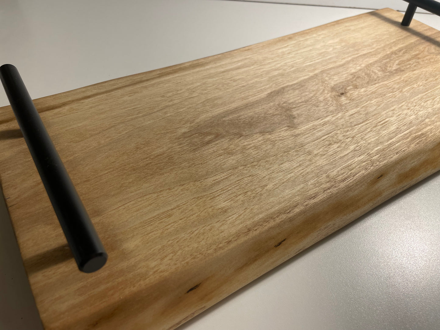 24L003 - Dual Live Edge Sappy Walnut Snacks Board