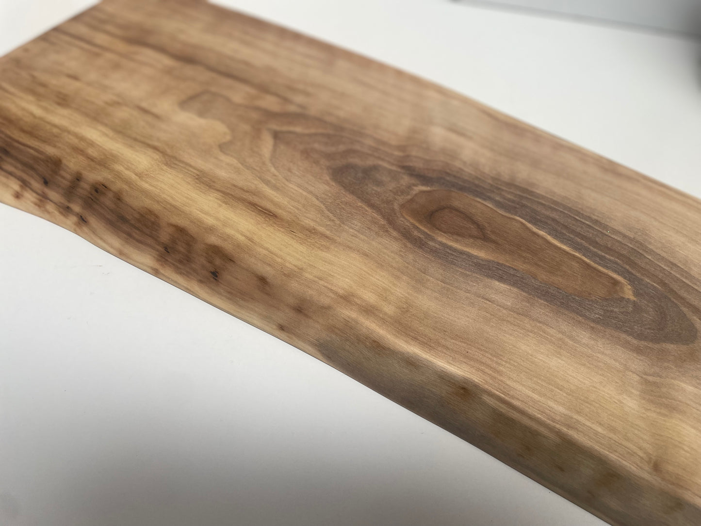 23LAA01 - Dual Live Edge Sappy Walnut Long Board