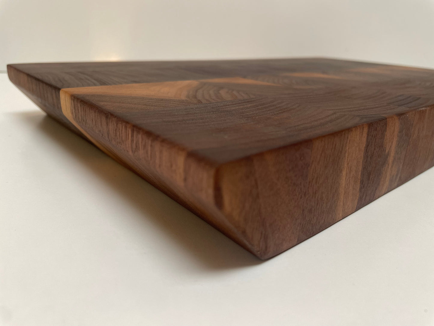 24E002 - End Grain Joined Walnut w/Champered "Handles"