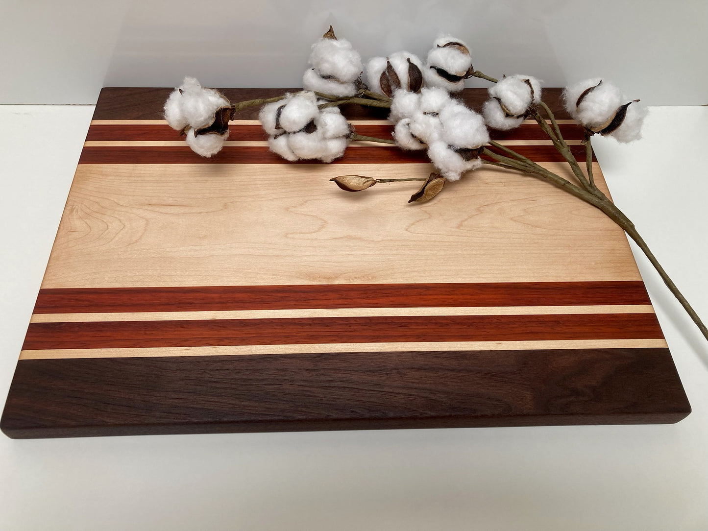 Mixed Walnut, Maple & Padauk Joined Board (23MJ01)