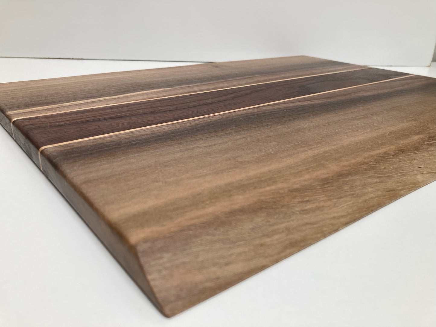 Large Joined Wood and Live Edge Walnut/Maple Board (P)