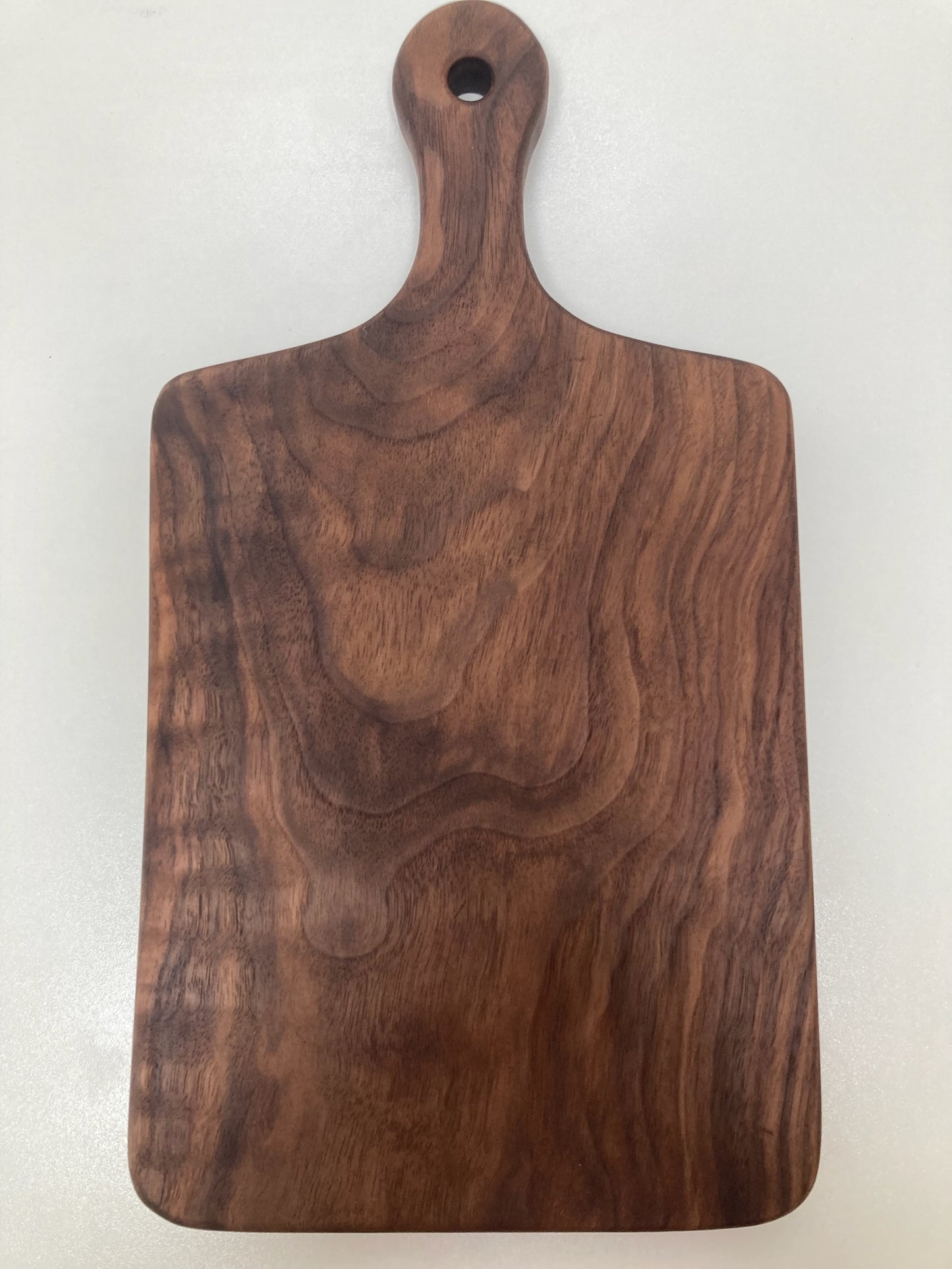 Small Solid Walnut Board with Handle (23SC01)