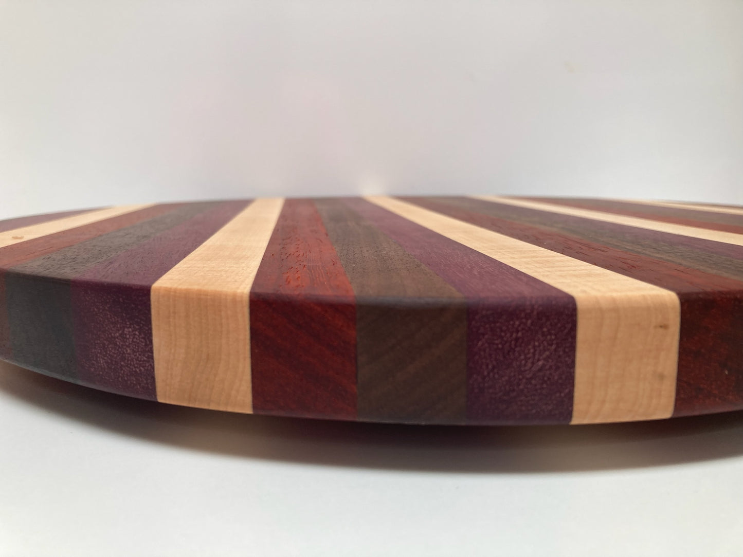Mixed Walnut, Maple, Padauk & Purple Heart Turn Table (23SG01)