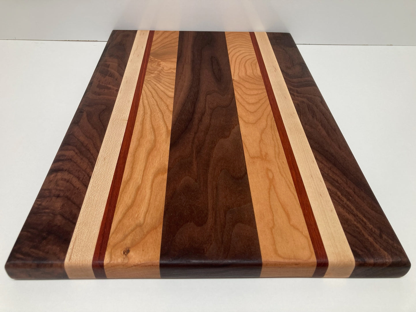 Mixed Walnut, Maple, Padauk & Cherry Joined Board (23MG01)