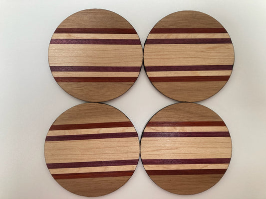 Mixed Wood Coasters