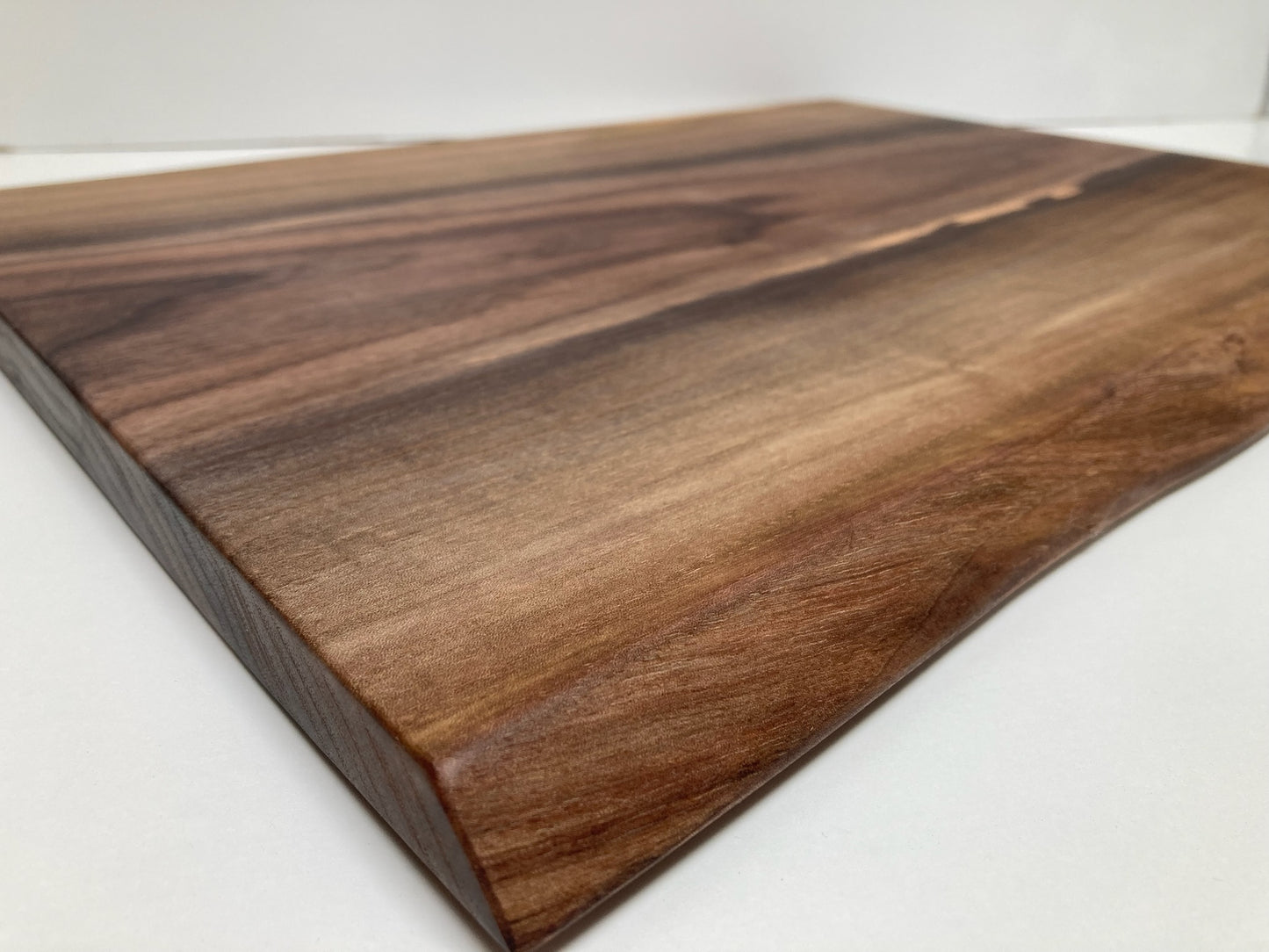 “Trapezoid” Large Dual Live Edge Walnut Board (F)