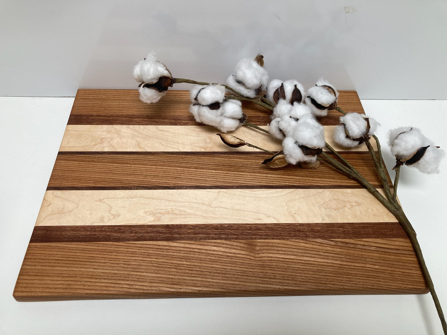 Mixed Pecan, Sapele, Maple & Walnut Joined Board (23MH01)