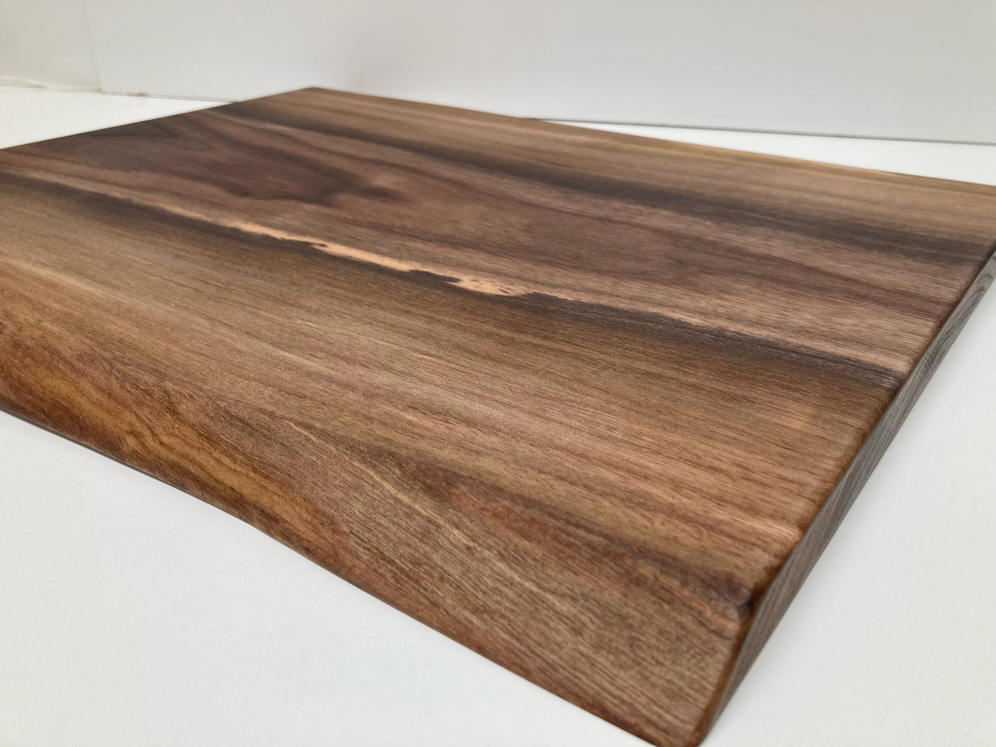 “Trapezoid” Large Dual Live Edge Walnut Board (F)