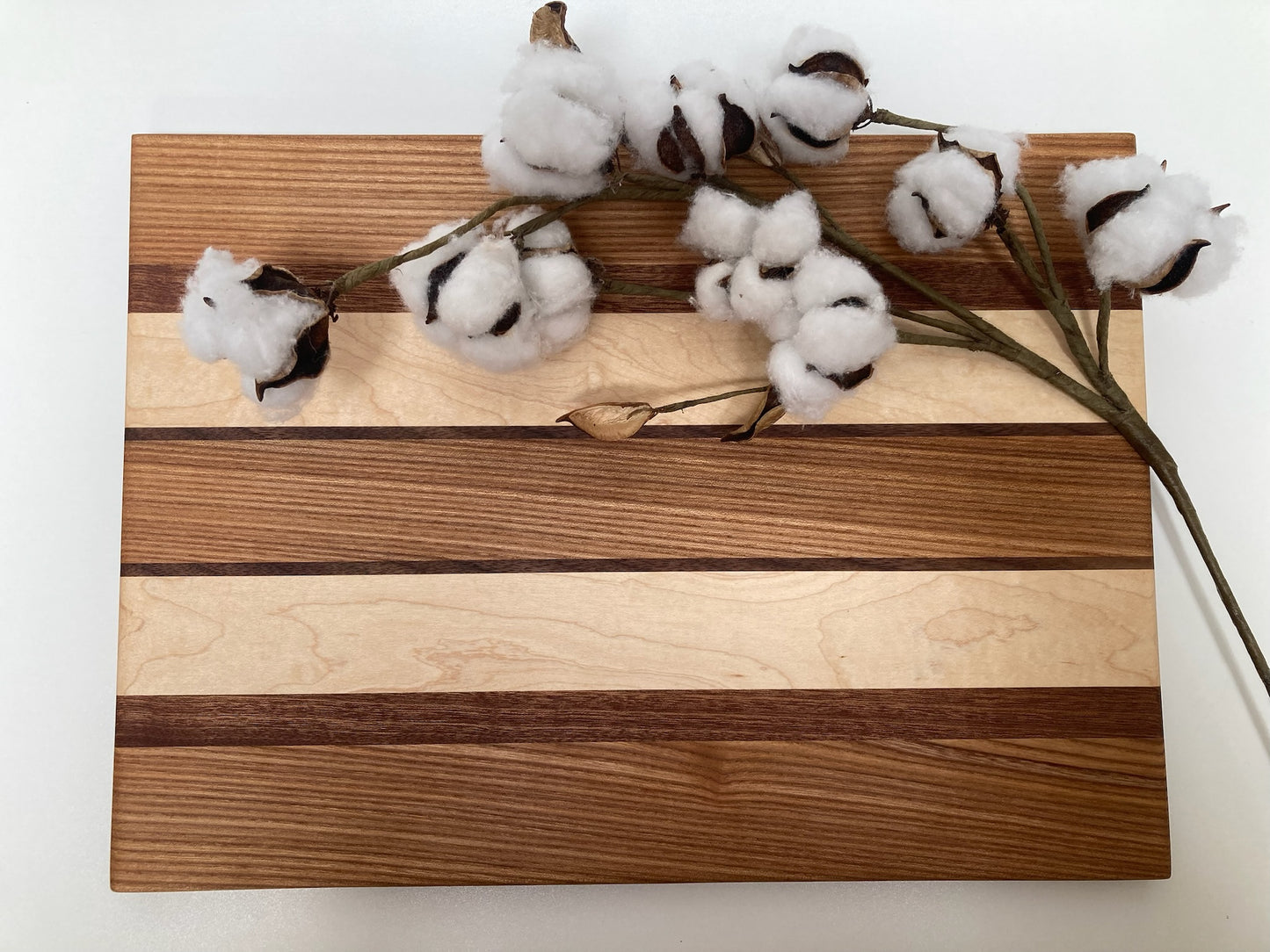 Mixed Pecan, Sapele, Maple & Walnut Joined Board (23MH01)