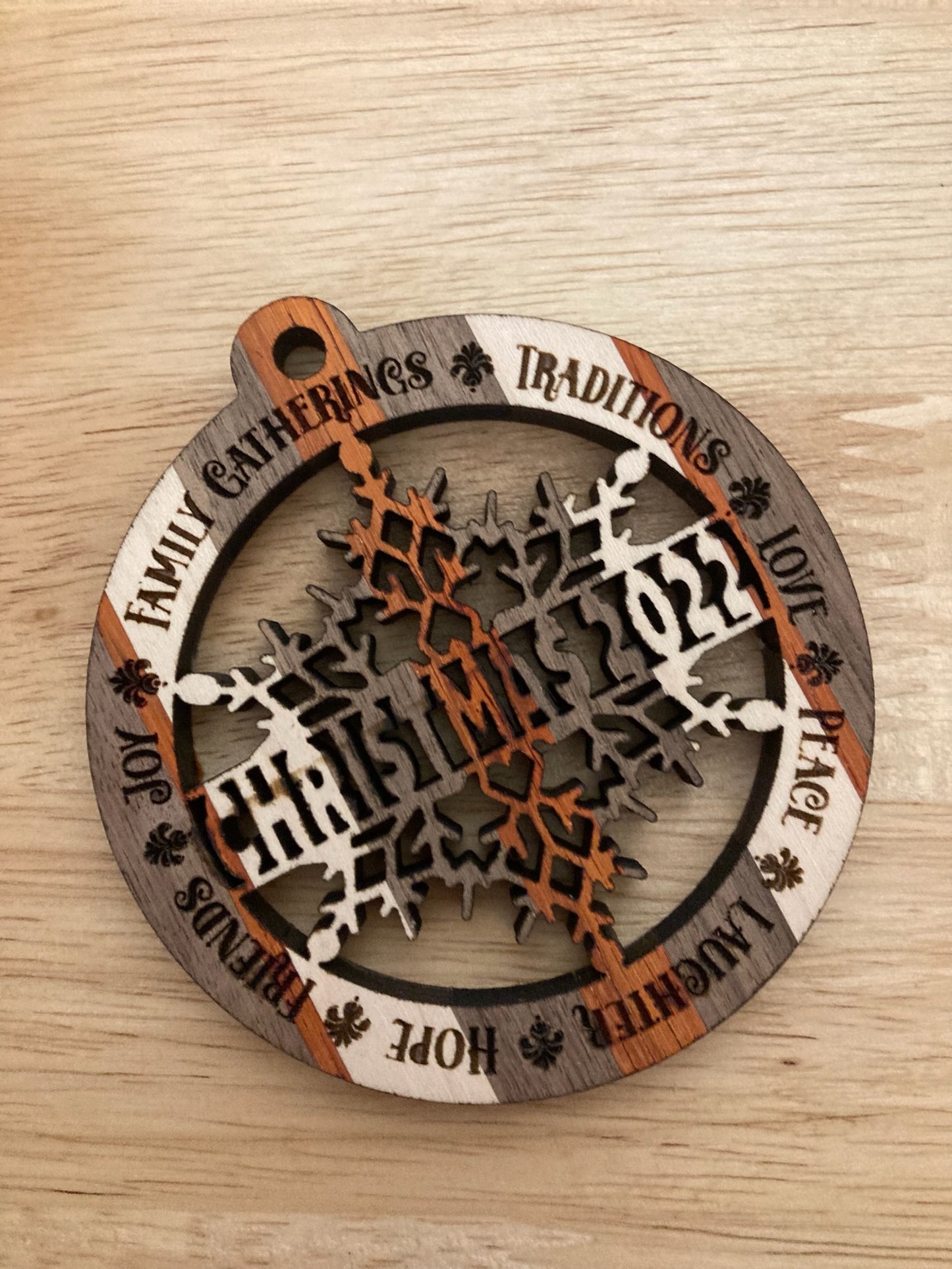 Christmas 2024 Wood Ornament Collection