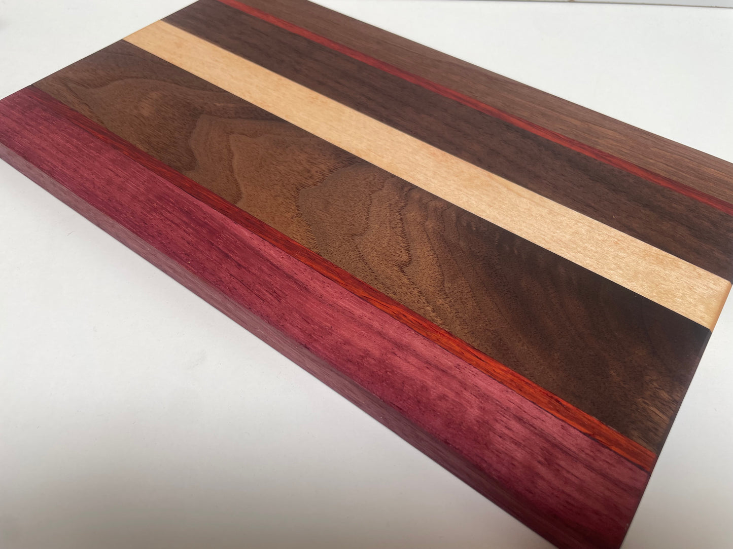 24M002 - Mixed Purpleheart, Padauk, Walnut & Maple