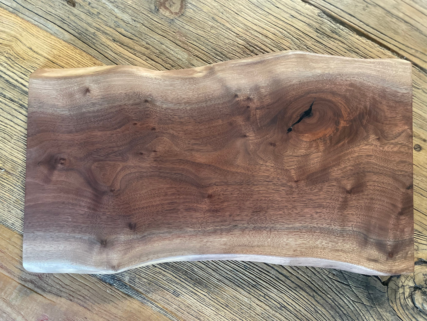 24L020 - Dual Live Edge Black Walnut