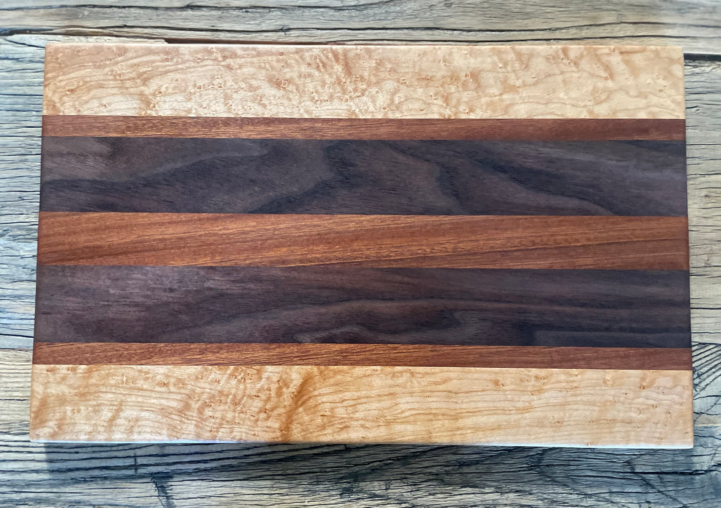 25M022 - Mixed Walnut, Sapele & Maple Board
