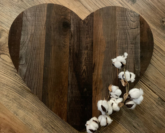 25S006 - Rustic Wood Heart