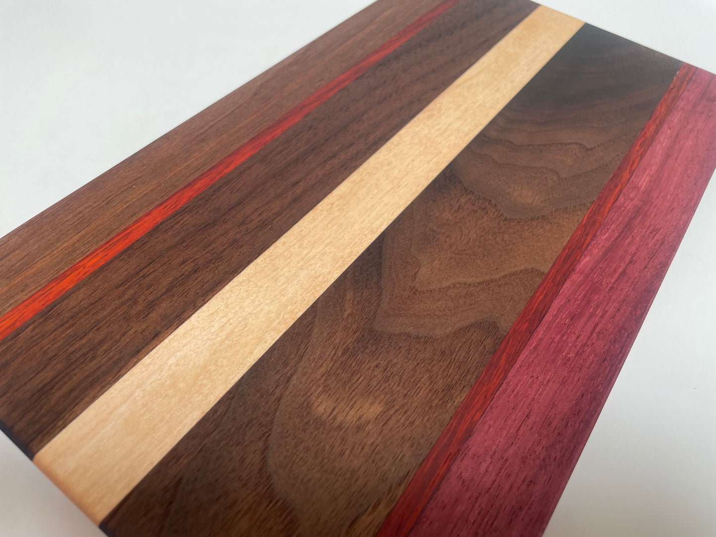 24M002 - Mixed Purpleheart, Padauk, Walnut & Maple