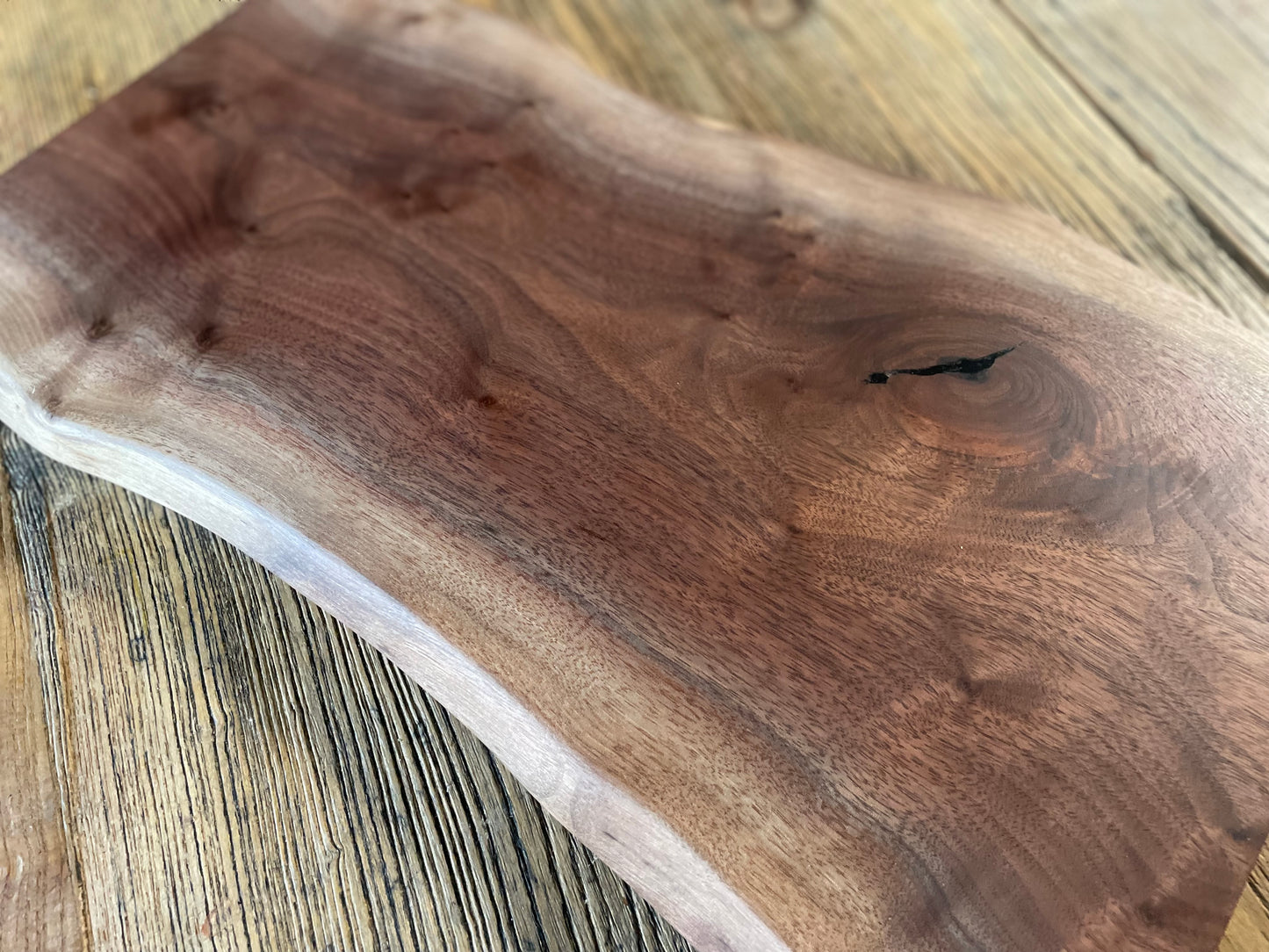 24L020 - Dual Live Edge Black Walnut