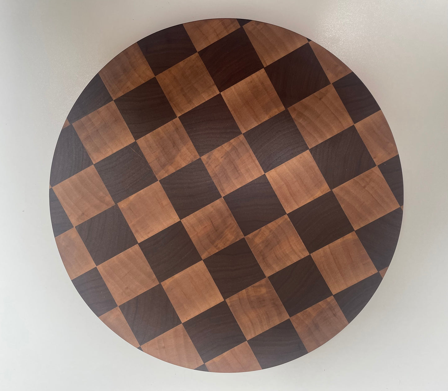 24S002 - Walnut & White Oak Round Board