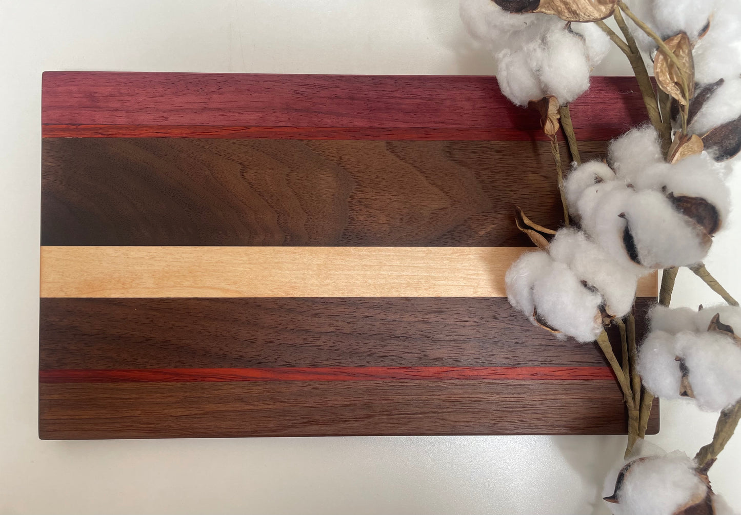 24M002 - Mixed Purpleheart, Padauk, Walnut & Maple