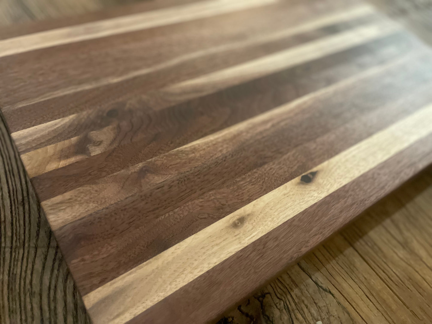 25M017 - Mixed Joined Walnut Board