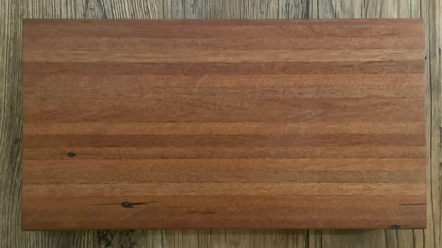 25M016 - Mixed Joined Mahogany Board - Reclaimed YMCA