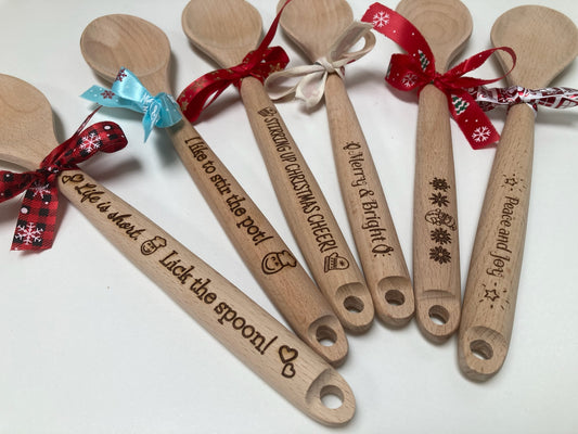 Engraved Wooden Spoon