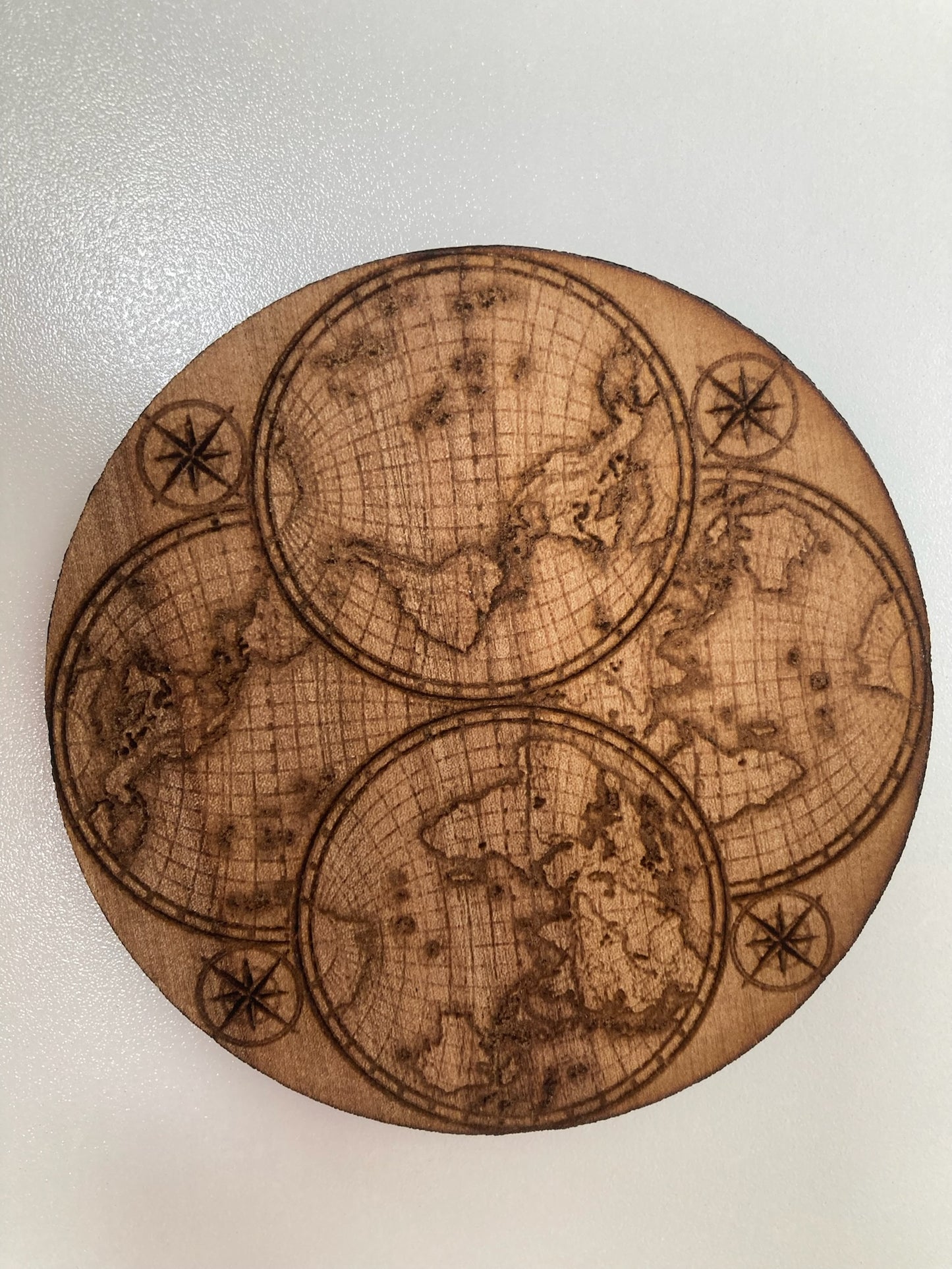 World Map Coasters