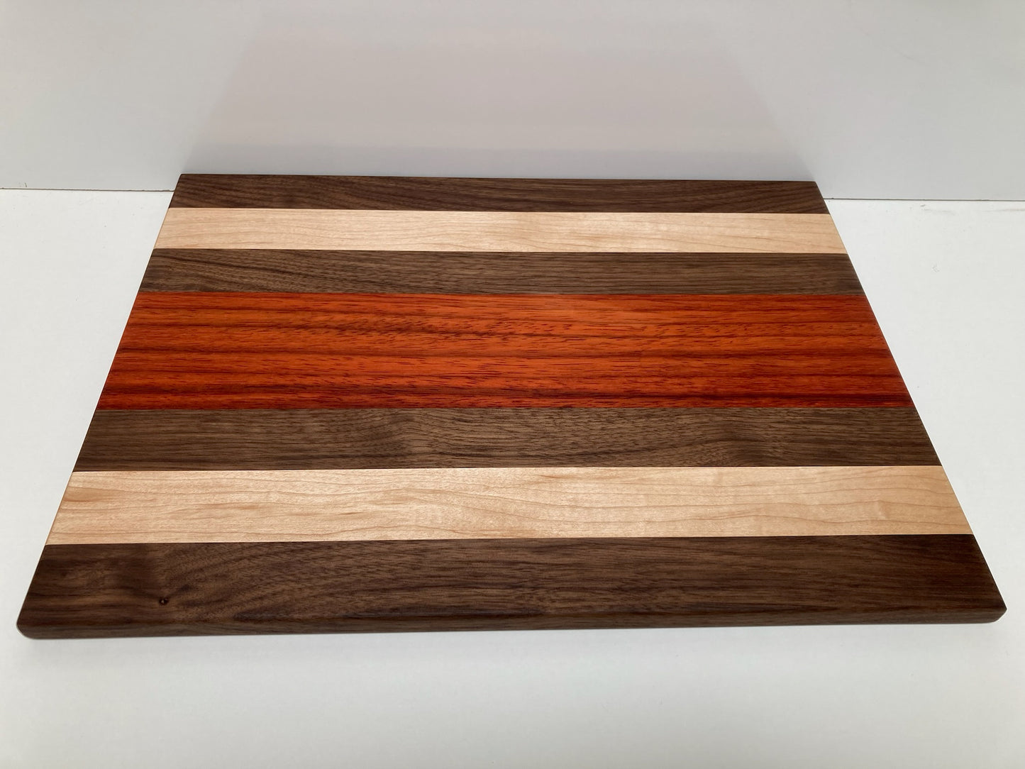 Mixed Black Walnut, Maple & Padauk Joined Board (R)