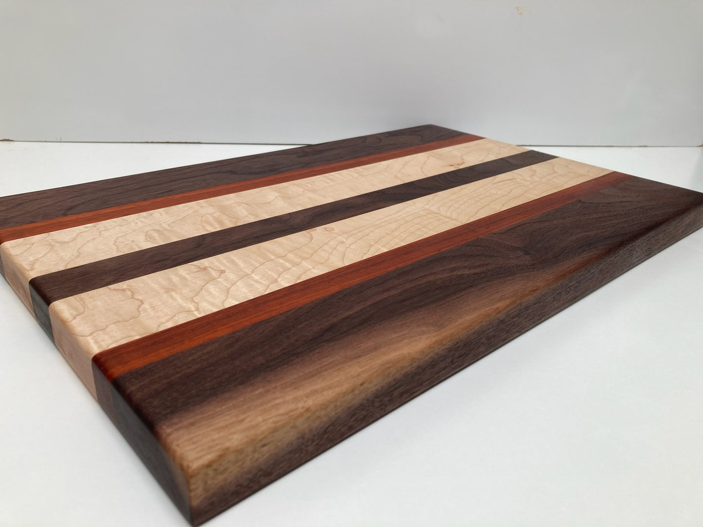 Mixed Black Walnut, Maple & Padauk Joined Board (A)