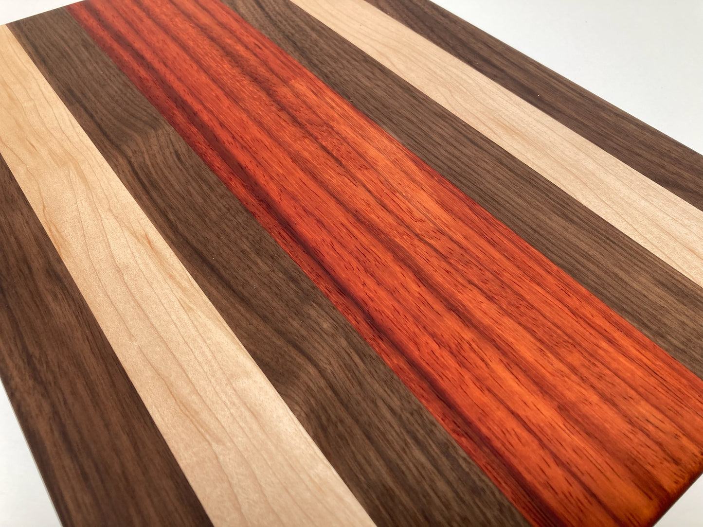 Mixed Black Walnut, Maple & Padauk Joined Board (R)