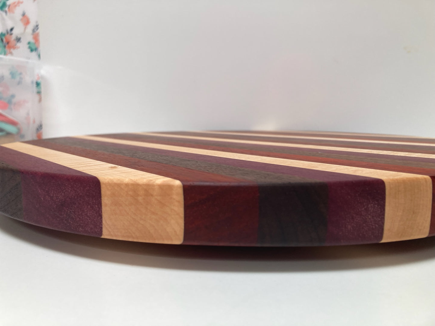 Mixed Walnut, Maple, Padauk & Purple Heart Turn Table (23SF01)