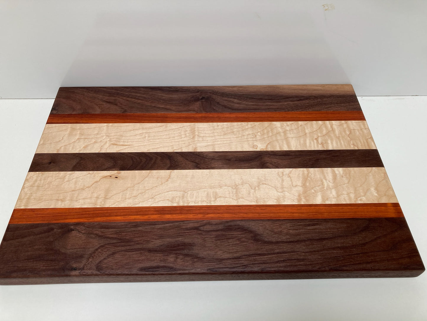 Mixed Black Walnut, Maple & Padauk Joined Board (A)