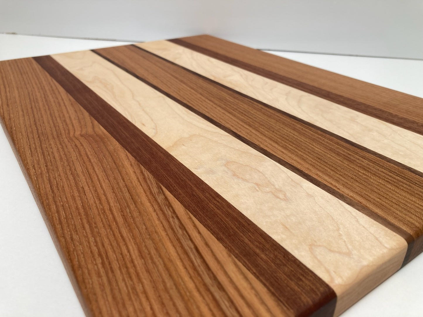 Mixed Pecan, Sapele, Maple & Walnut Joined Board (23MH01)