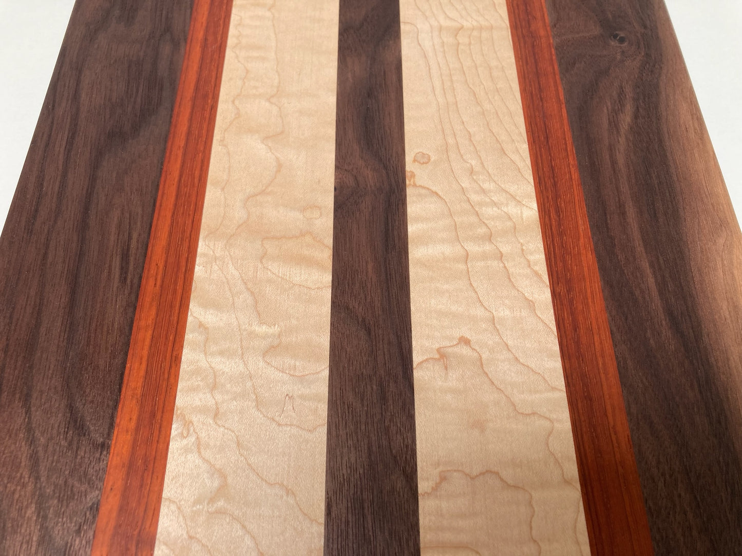 Mixed Black Walnut, Maple & Padauk Joined Board (A)